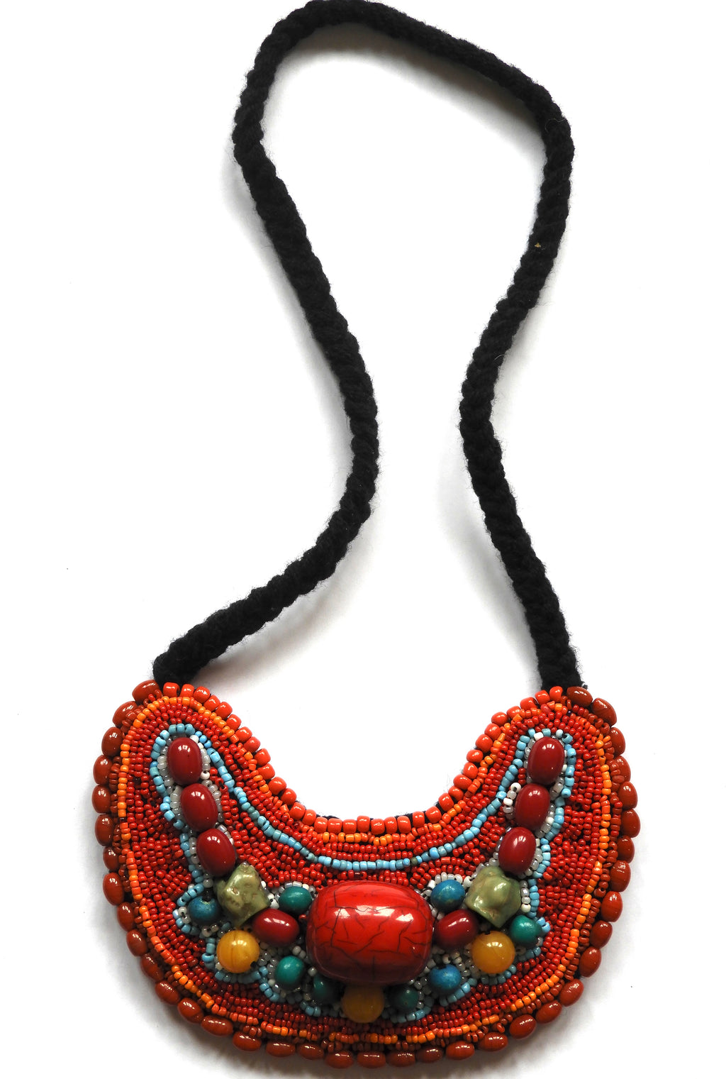 Handcrafted Boho Necklace by Sheela Artisanale Creations